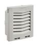 EXHAUST GRILLE, FILTER FAN, PLASTIC, GRY HG0500404