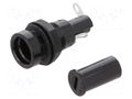 Fuse holder; 5x20mm; 10A; 250VAC; on panel; thermoplastic; IP40 ESKA 502630