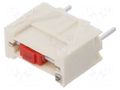 Switch: DIP-SWITCH; Poles number: 1; OFF-ON; 0.025A/50VDC; Pos: 2 TE Connectivity 5161390-1