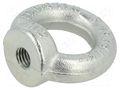 Lifting eye nut; eye; M12; steel; Plating: zinc; DIN 582; 30mm ELESA+GANTER DIN582-M12-ST