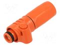 Connector: DC supply; plug; female; 1kV; PIN: 1; straight; for cable CONNFLY DS1168-02-200FSEYX