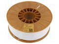 Filament: ABS+; 1.75mm; white; 230÷270°C; 1kg; Table temp: 80÷110°C ROSA 3D ROSA-3845