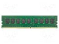 DRAM memory; DDR4 DIMM ECC; 2666MHz; 1.2VDC; industrial; 512x8 GOODRAM INDUSTRIAL GR4E4G266S8C-SETD