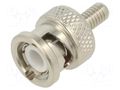 Connector: BNC; plug; male; straight; 50Ω; crimped; RG174,RG316 RADIALL R141-075-000