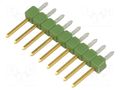 Connector: pin strips; pin header; AMPMODU MOD II; male; PIN: 9 TE Connectivity 826629-9