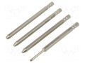 Kit: screw extractor; for unscrewing damaged screws; 4pcs. ENGINEER FUT.DBZ-20