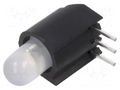 LED; in housing; 5mm; No.of diodes: 1; red,green; 20mA; 40°; 35mcd BIVAR H178CBC-3