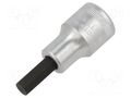 Socket; hex key,socket spanner; HEX8mm; 1/2"; INHEX STAHLWILLE ST-3050008