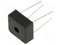 Bridge rectifier: single-phase; Urmax: 800V; If: 3A; Ifsm: 50A; BR-3 DC COMPONENTS BR38-DC