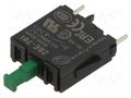 Contact block; 22mm; Harmony XB4; -40÷70°C; for PCB; Contacts: NO SCHNEIDER ELECTRIC ZBE701