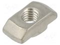 Nut; for profiles; Width of the groove: 8mm; stainless steel FATH FA-096H08615E
