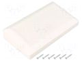 Enclosure: desktop; X: 180mm; Y: 100mm; Z: 41.5mm; ABS; white KRADEX Z133B-ABS