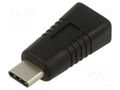 Adapter; USB 2.0; USB B micro socket,USB C plug ART ART-AL-OEM-162