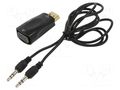 Converter; D-Sub 15pin HD socket,HDMI plug; black ART ART-AL-OEM-56