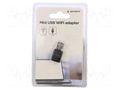 PC extension card: WiFi network; SMA,USB A plug; USB 2.0; black GEMBIRD WNP-UA300-01