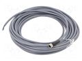 Cable: for sensors/automation; M8; PIN: 3; straight; 10m; plug; 3A TELEMECANIQUE SENSORS XZCPV0566L10