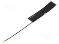 Antenna; 2G,3G,4G,GSM,LTE; 4.84dBi; linear; self-adhesive; 50Ω Quectel Wireless Solutions Co. Ltd. YF0028AA