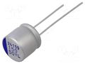 Capacitor: hybrid; THT; -55÷125°C; Body dim: Ø10x9.5mm; 150uF; ±20% SAMWHA YL1H157M1009MBB