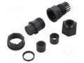 Connector: circular; plug; size C; female; PIN: 10; 5A; IP67; 4÷9.6mm AMPHENOL LTW CD-10BFFA-LL7001
