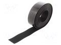 Tape: hook and loop; W: 50mm; L: 5m; Thk: 3.51mm; acrylic; black 3M 3M-SJ3550CF-50-5