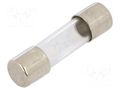 Fuse: fuse; 500mA; 250VAC; quick blow; cylindrical,glass; 5x20mm BEL FUSE 5MF-500-R