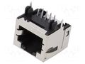 connector Modjck RA LoPro 50AU Inv /shield tab 8/8 MOLEX MX-43860-0013