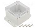 Enclosure: multipurpose; X: 80mm; Y: 82mm; Z: 55mm; with fixing lugs GAINTA G256CMF-IP67