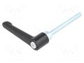 Lever; adjustable; Thread len: 80mm; Lever length: 78mm; GN 302.2 ELESA+GANTER GN302.2-78-M8-80SW