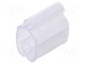 Markers; 8÷16mm; PVC; transparent; -30÷60°C; PT+30; UL94V-0; W: 10mm PARTEX PT+30015A