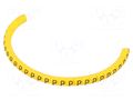 Markers; Marking: P; 1.3÷3mm; PVC; yellow; -30÷60°C; leaded; PA-02 PARTEX PA-02003PV40.P