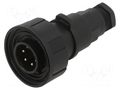 Connector: circular; plug; male; PIN: 6; 5A; 250V; IP68; UL94V-0 BULGIN PX0739/P/07