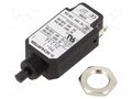 Circuit breaker; Urated: 240VAC; 48VDC; 0.1A; SPST; Poles: 1; screw SCHURTER T11-211-0.1A