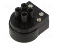 Connector: circular; plug; male; PIN: 3; 3A; 250VAC; nickel plated BULGIN SA2367