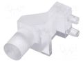 Fiber for LED; Ø3mm; Front: flat; angular,with PCB mounting BIVAR SLP3-150-150-F