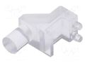 Fiber for LED; Ø3mm; Front: flat; angular,with PCB mounting BIVAR SLP3-200-150-F