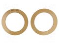 Spacer ring; MDF; 100mm; impregnated,varnished; 2pcs. 4CARMEDIA MDF-P100/8