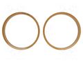 Spacer ring; MDF; 200mm; impregnated,varnished; 2pcs. 4CARMEDIA MDF-P200/18W