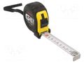 Measuring tape; L: 5m; Width: 19mm; ABS; Class: II; double-sided TAJIMA TJ-G9P50MTL215Y