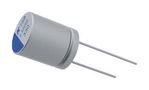 CAP, 10UF, 25V, ALU POLYMER, TH A758BG106M1EDAE070