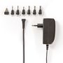 Universal AC Power Adapter | 24 W | 9 - 24 V DC | 1.80 m | 1.0 - 1.5 A | 6 plug(s) | Black ACPA003 5412810267163