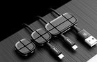 Juhtmehoidiku komplekt 3tk, must, BASEUS ACTDJ-01 6953156261389