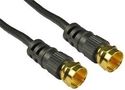 F PLUG TO PLUG LEAD - 2M BLACK/GOLD PSG00644