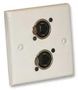 WALL PLATE, 2 X ETHERCON CONNECTOR F267ZK