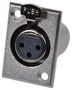 SOCKET, XLR, CHASSIS, 3POLE, METAL PSG01588