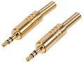 3.5MM JACK PLUG, STEREO, GOLD PSG02542