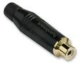 SOCKET, PHONO, BLACK ACJR-BLK