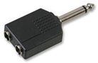 ADAPTER, MONO 6.35MM PLUG-RCPT PE000036