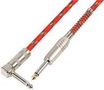 GUITAR LEAD, 90DEG, RED PSG08149