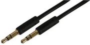 3.5MM LEAD, STEREO, SLIM, BLACK, 1M PSG03744