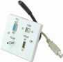 WALLPLATE 1G,HDMI,VGA,AUDIO,USB B PELR0094